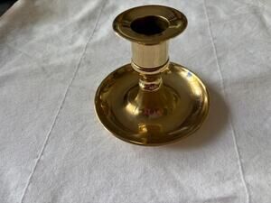 Vinage Solid Brass Candle Holder Made in England